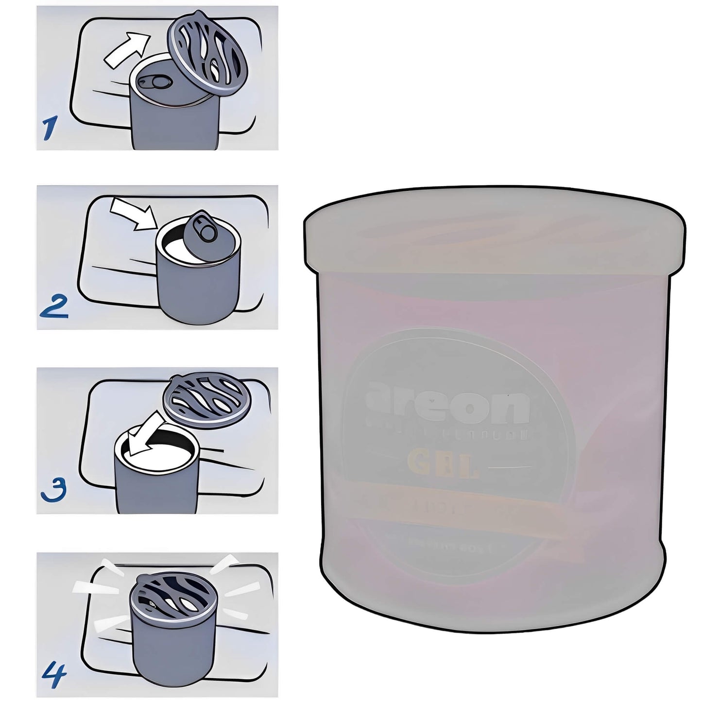 Areon Gel - Black Crystal