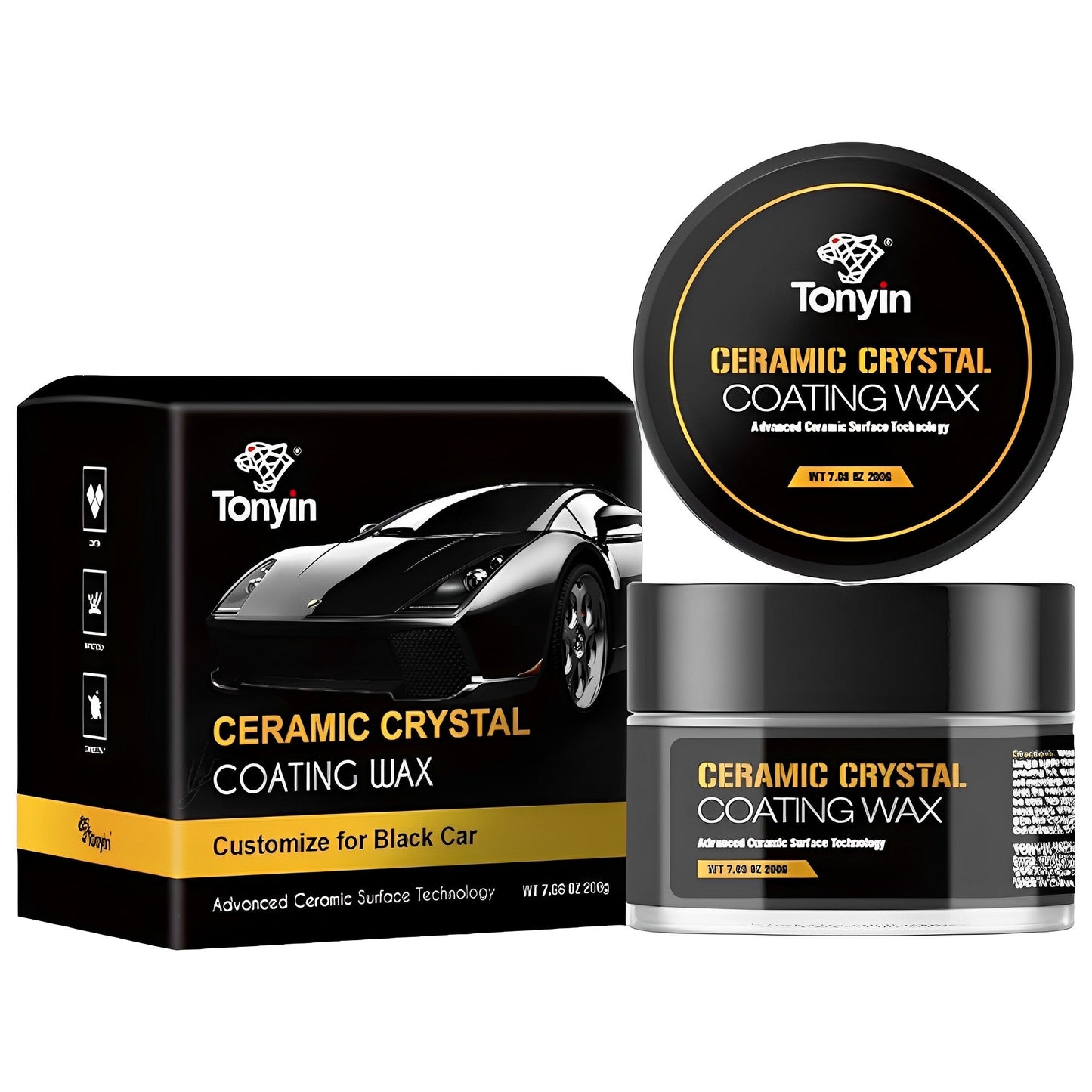 Tonyin - Advanced Ceramic Crystal Coating Wax - Black Car