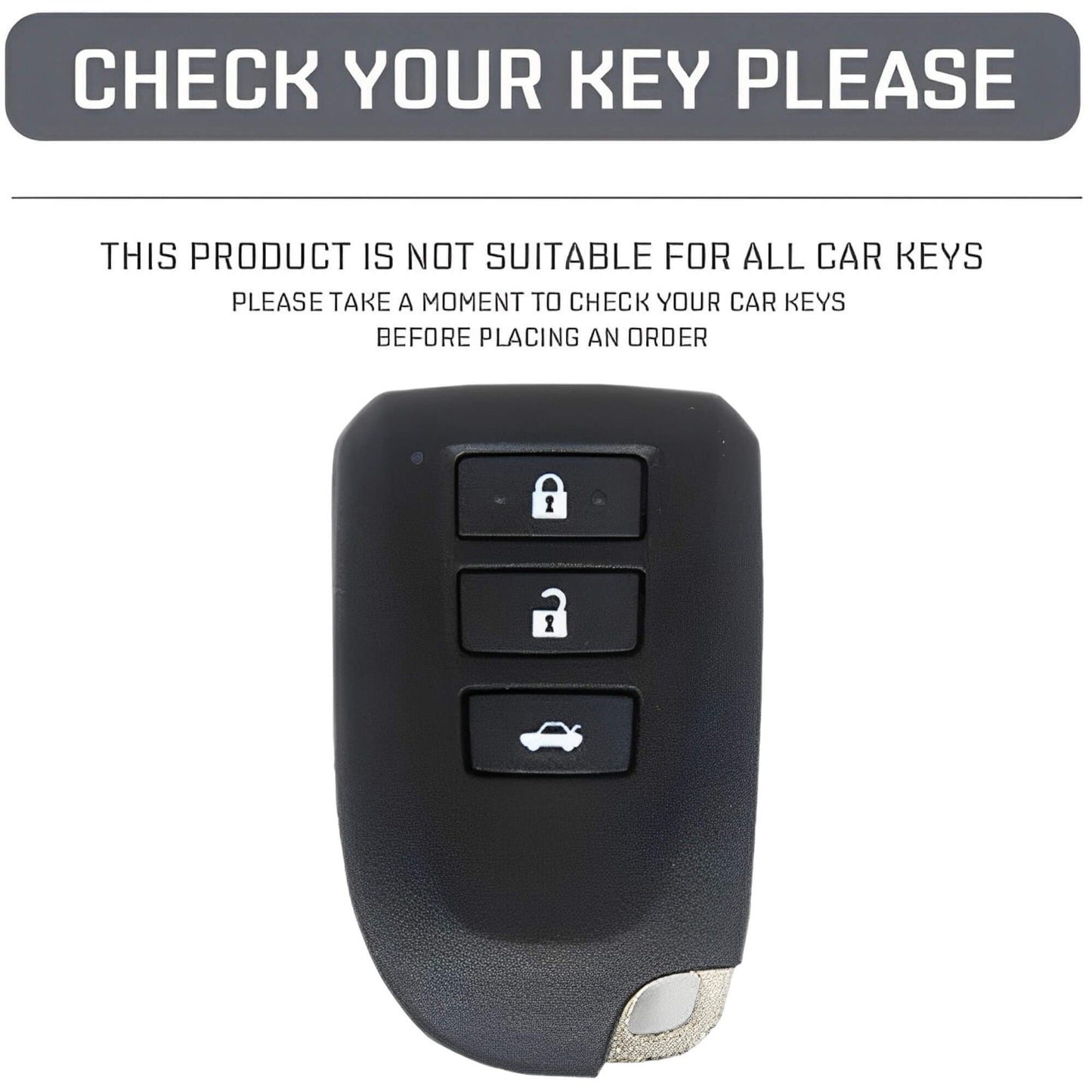 Toyota Yaris 1.5 2020-2025 - Zinc Alloy Remote Cover