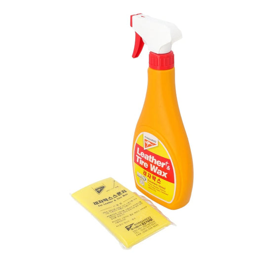 Kangaroo Leather & Tire Wax + Sponge - 500 ml