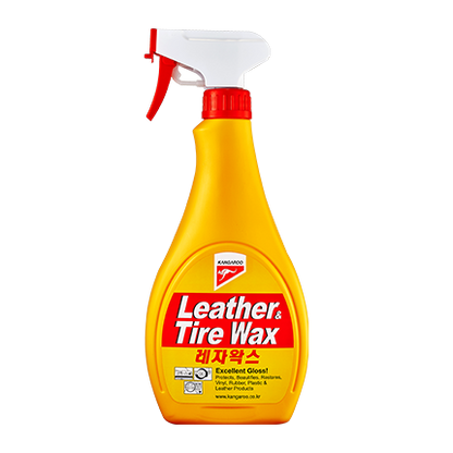 Kangaroo Leather & Tire Wax + Sponge - 500 ml