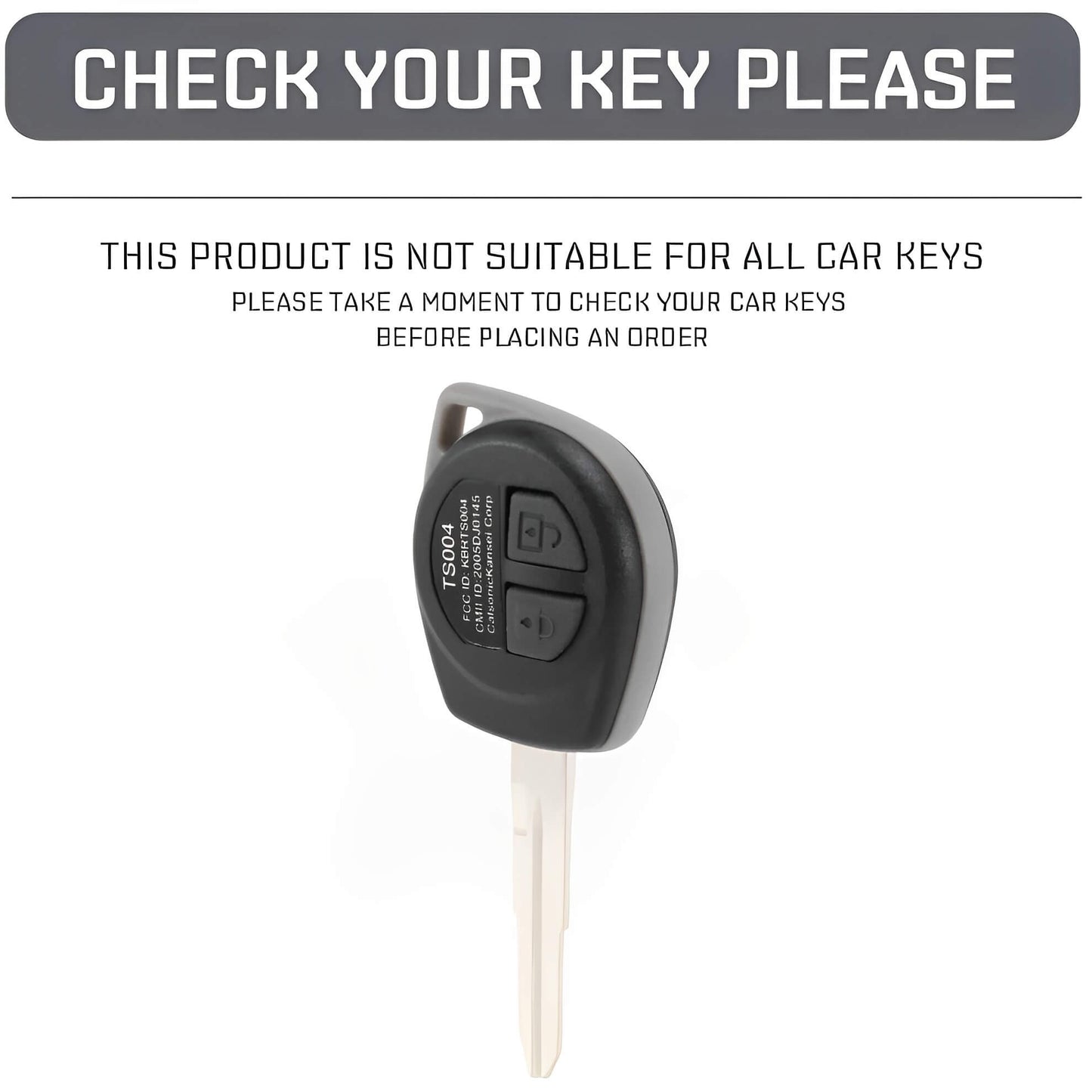 Suzuki Alto / Wagon R - Zinc Alloy Remote Cover