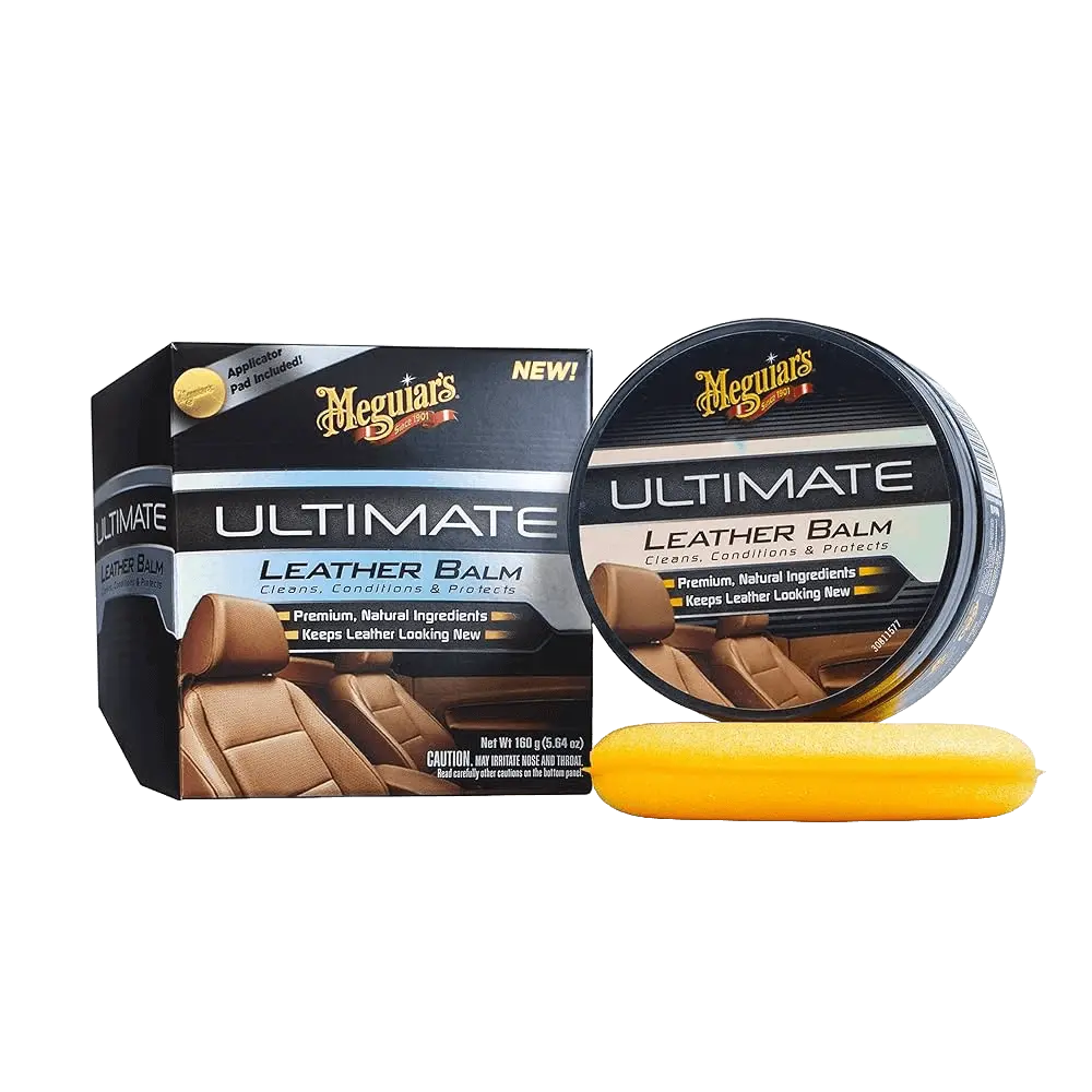 Meguiar's Ultimate Leather Balm Clean, Condition & Protect