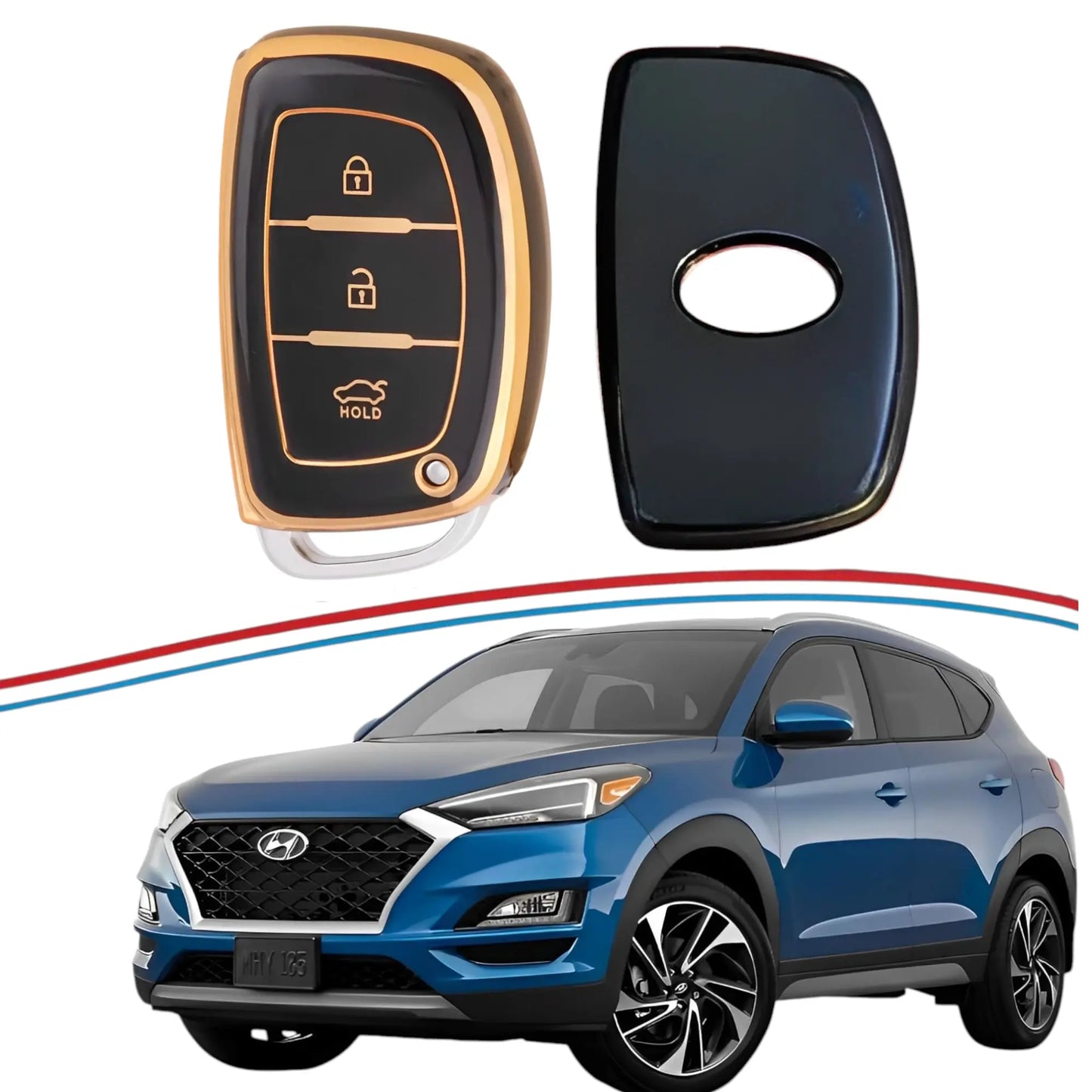Hyundai Tucson 2020-2024 - TPU Remote Key Cover