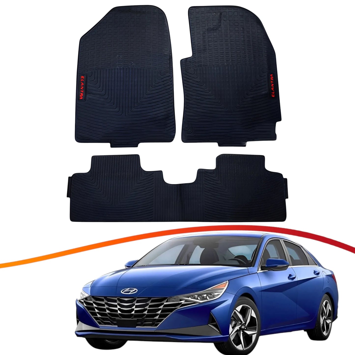 Hyundai Elantra 2021-2024 - Imported Rubber Mats