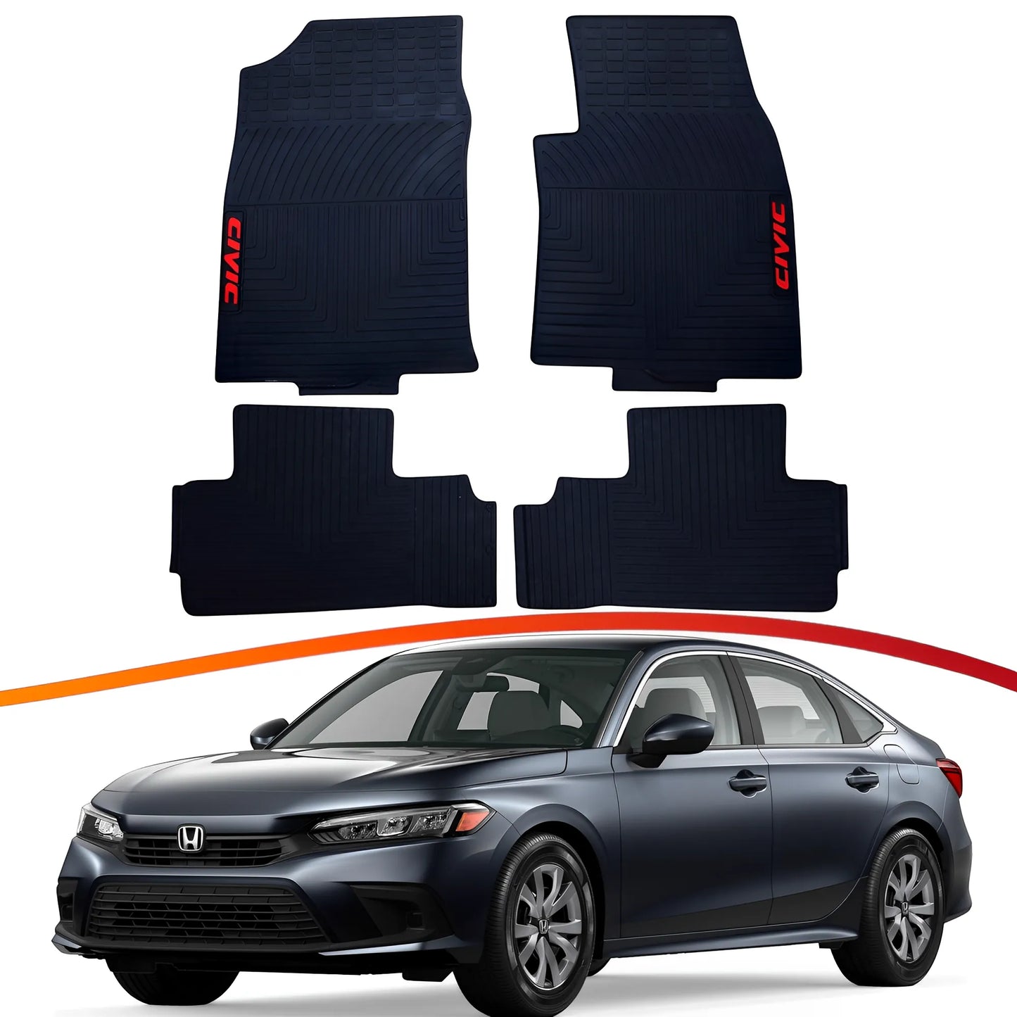 Honda Civic 2016-2021 - Imported Rubber Mats