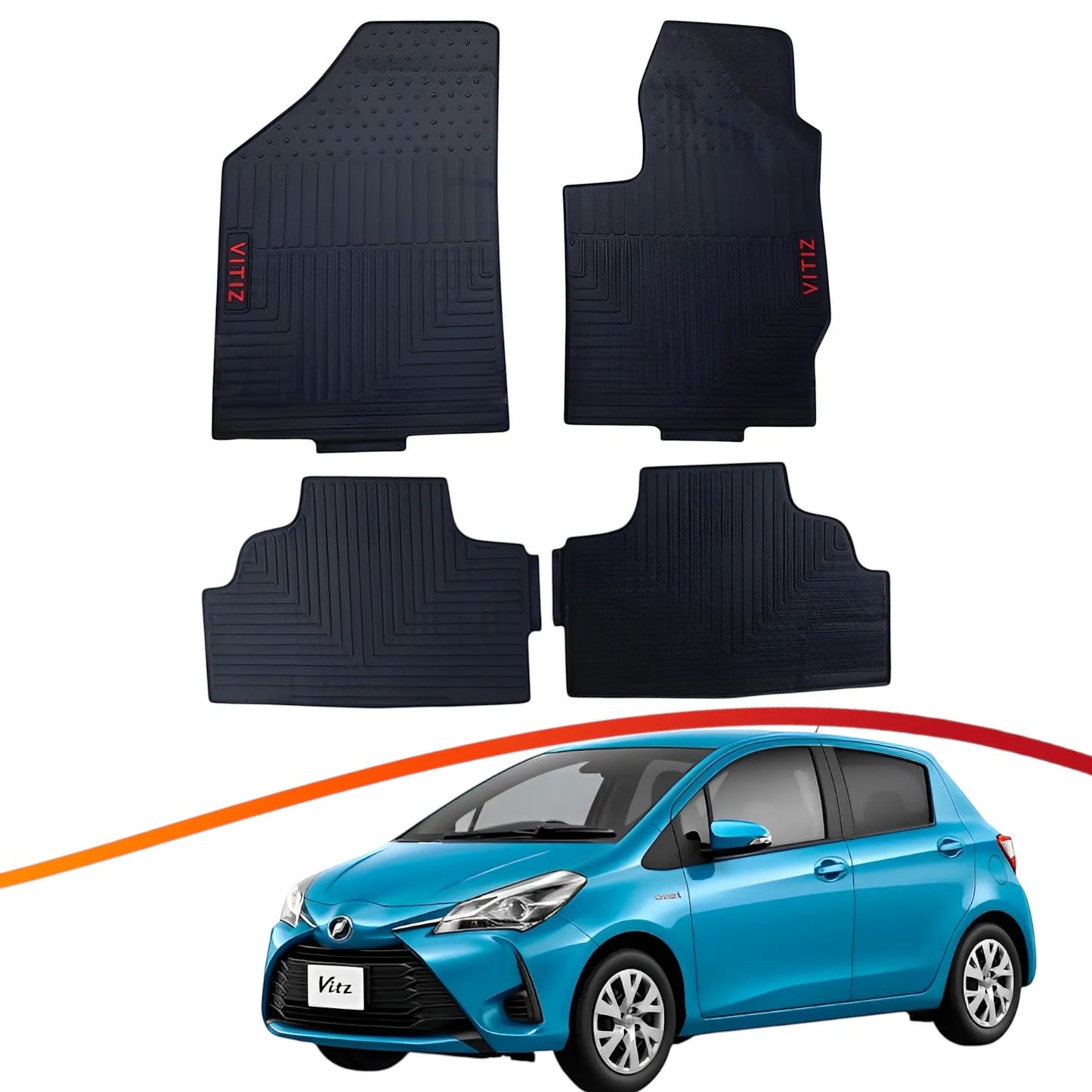 Toyota Vitz 2018-2025 - Imported Rubber Mats